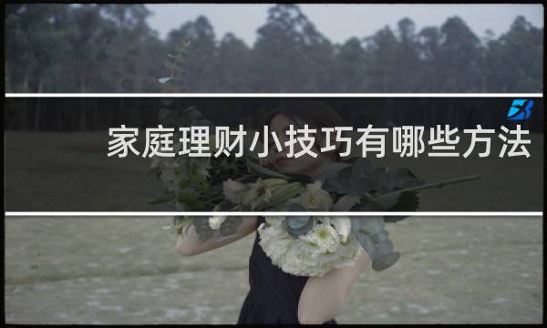家庭理财小技巧有哪些方法