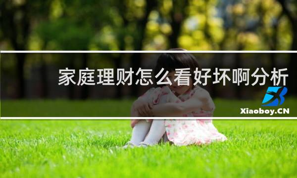 家庭理财怎么看好坏啊分析
