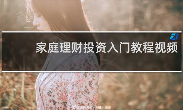 家庭理财投资入门教程视频