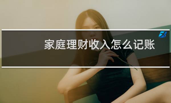 家庭理财收入怎么记账