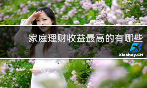 家庭理财收益最高的有哪些