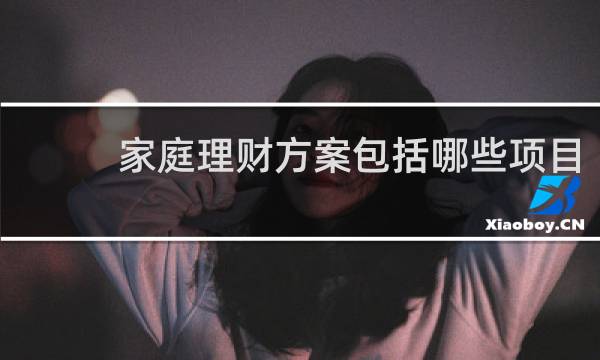 家庭理财方案包括哪些项目