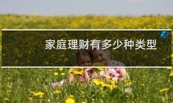 家庭理财有多少种类型