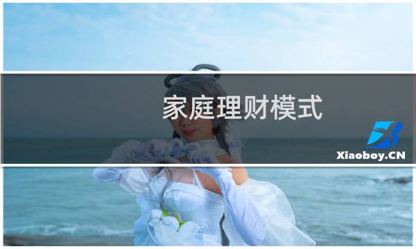 家庭理财模式    背景