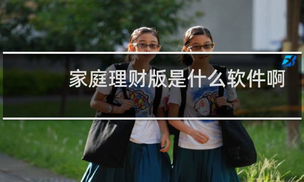 家庭理财版是什么软件啊