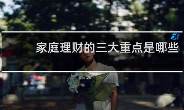 家庭理财的三大重点是哪些