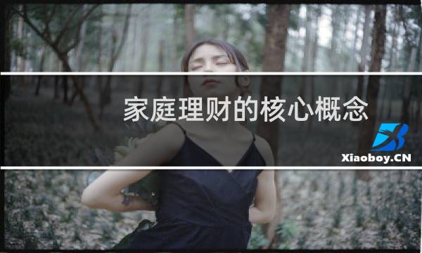 家庭理财的核心概念