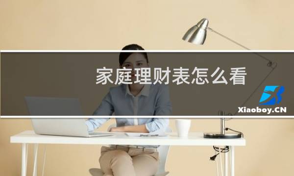 家庭理财表怎么看