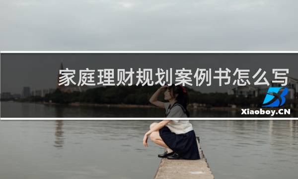 家庭理财规划案例书怎么写