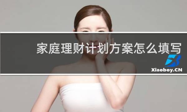 家庭理财计划方案怎么填写