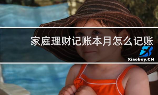 家庭理财记账本月怎么记账