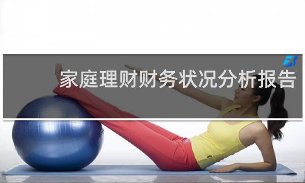 家庭理财财务状况分析报告