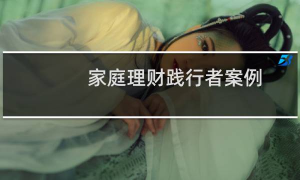 家庭理财践行者案例