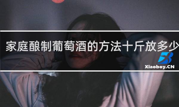 家庭酿制葡萄酒的方法十斤放多少白糖