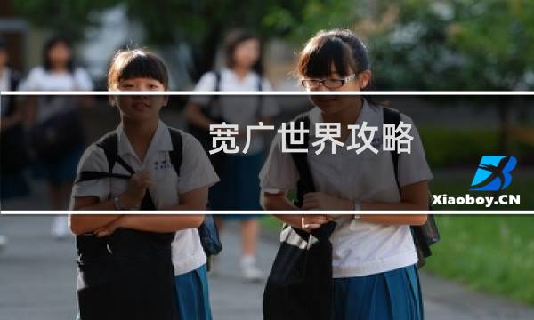 宽广世界攻略