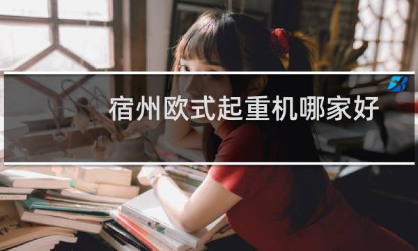 宿州欧式起重机哪家好