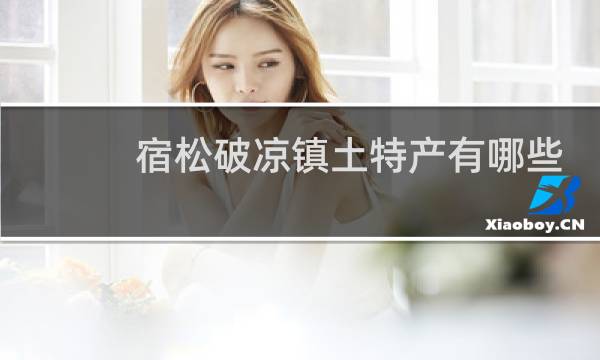 宿松破凉镇土特产有哪些