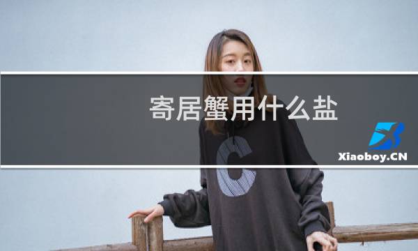 寄居蟹用什么盐