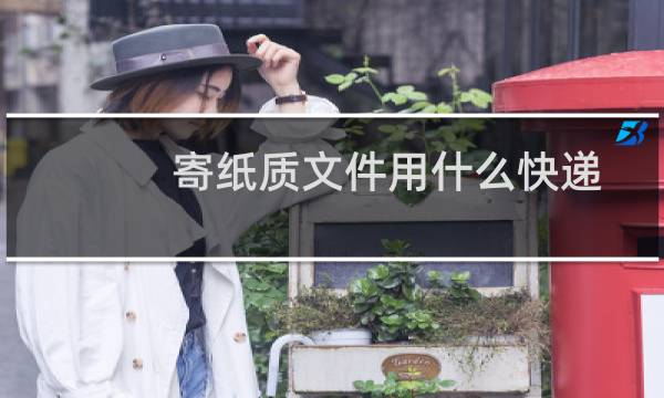 寄纸质文件用什么快递