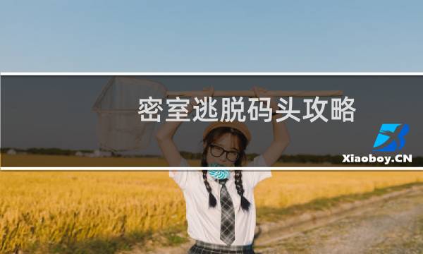 密室逃脱码头攻略