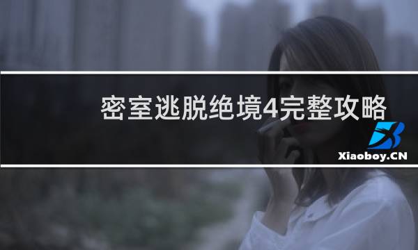 密室逃脱绝境4完整攻略