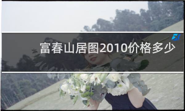 富春山居图2010价格多少