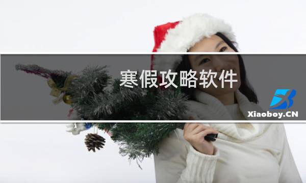 寒假攻略软件