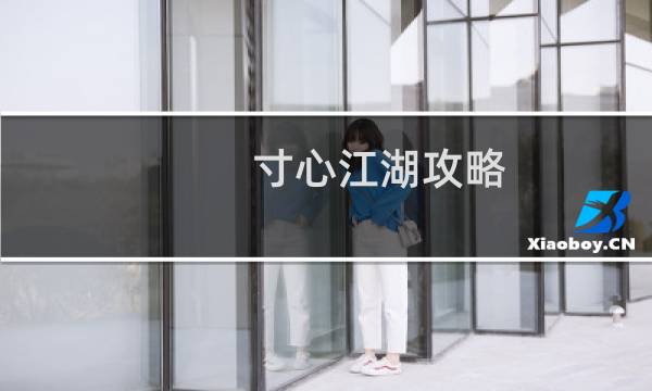 寸心江湖攻略