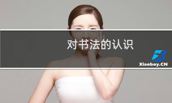对书法的认识