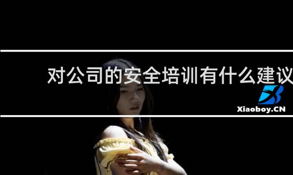 对公司的安全培训有什么建议