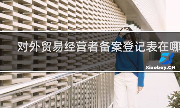 对外贸易经营者备案登记表在哪办