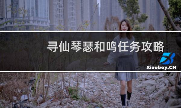 寻仙琴瑟和鸣任务攻略