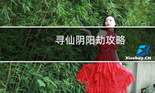 寻仙阴阳劫攻略