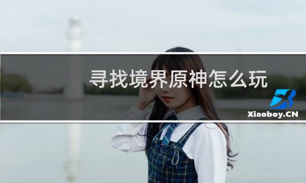 寻找境界原神怎么玩