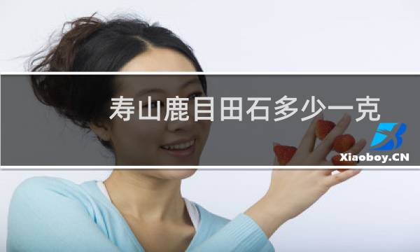 寿山鹿目田石多少一克