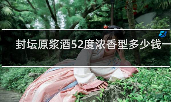 封坛原浆酒52度浓香型多少钱一瓶