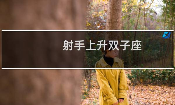 射手上升双子座