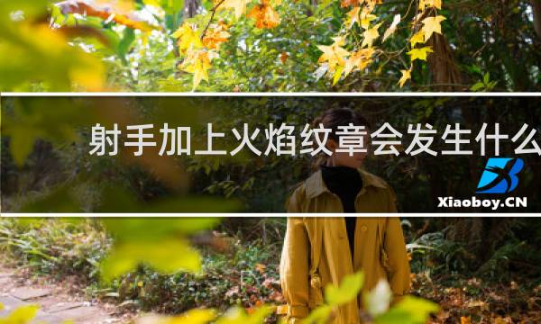 射手加上火焰纹章会发生什么