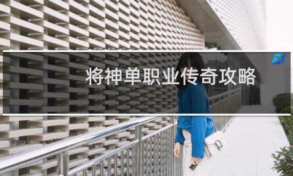 将神单职业传奇攻略