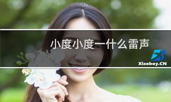小度小度一什么雷声