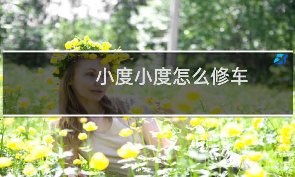 小度小度怎么修车
