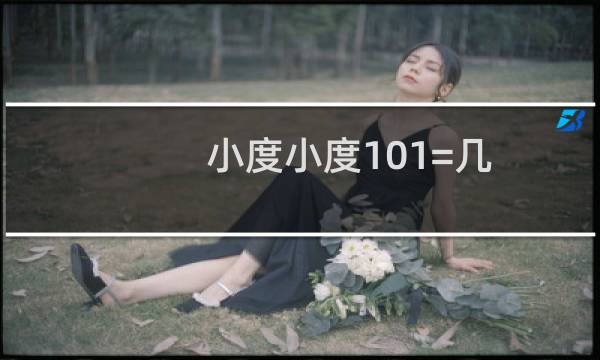 小度小度101=几
