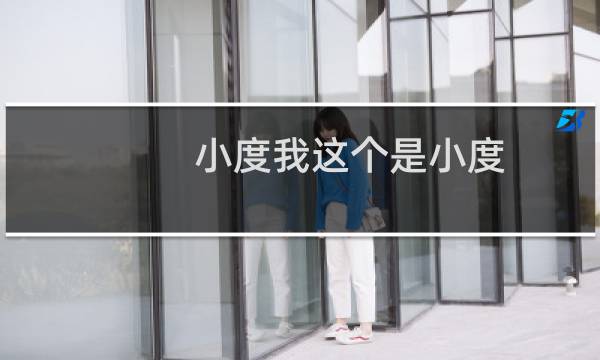 小度我这个是小度