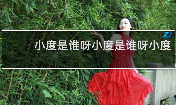 小度是谁呀小度是谁呀小度