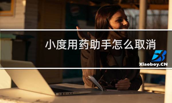 小度用药助手怎么取消