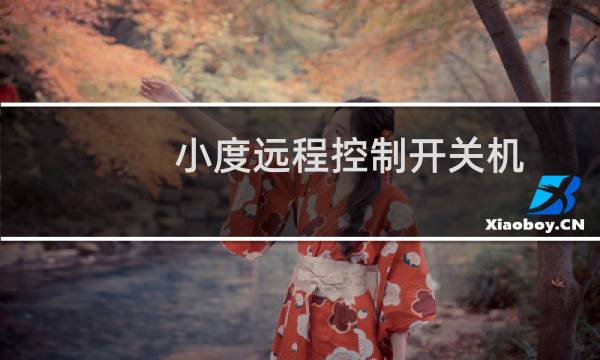 小度远程控制开关机