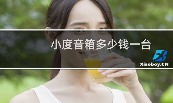 小度音箱多少钱一台