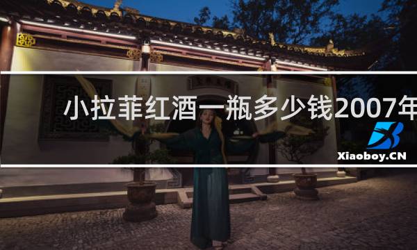 小拉菲红酒一瓶多少钱2007年