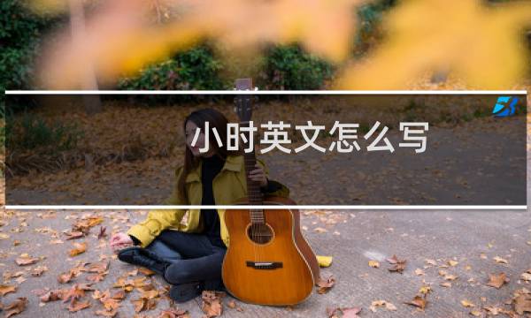 小时英文怎么写