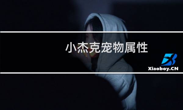 小杰克宠物属性